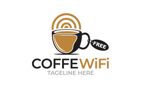 Illustration graphic vector of wifi internet access logo design templateのイラスト素材