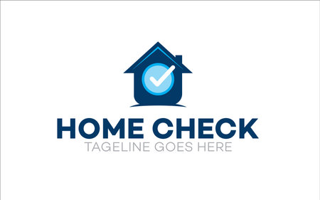 Illustration vector graphic of home inspection company logo design templateのイラスト素材