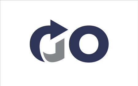 Illustration vector graphic of letter GO icon logo design templateのイラスト素材
