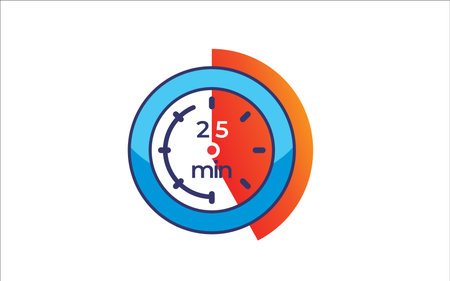 Illustration vector graphic of Service waiting time icon design template