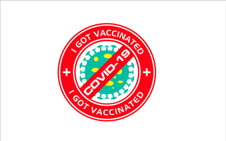 Illustration vector graphic of corona virus vaccine vector design templateのイラスト素材