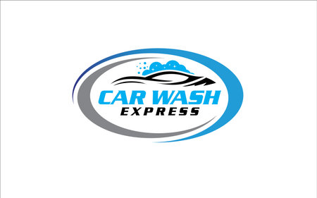 Illustration vector graphic of car wash service logo design templateのイラスト素材
