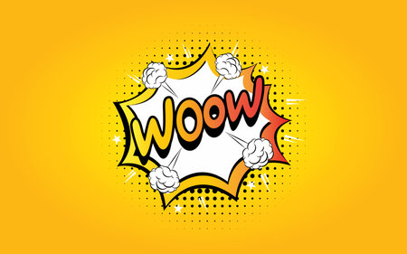 Illustration of the comic style of zap! wording. Comic speech for advertisement commercial business template designのイラスト素材