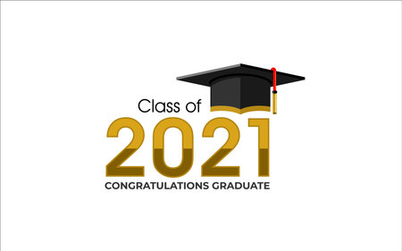 Illustration vector graphic of congratulations graduation concept design templateのイラスト素材
