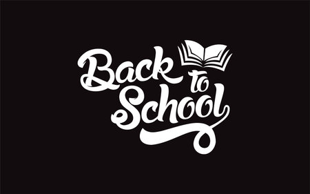 Illustration vector graphic logo of back to school education design templateのイラスト素材