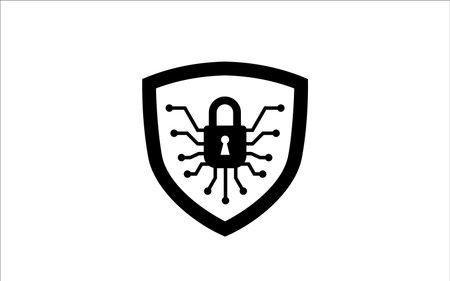 Illustration vector graphic of safe, lock, shield, and security logo design templateのイラスト素材