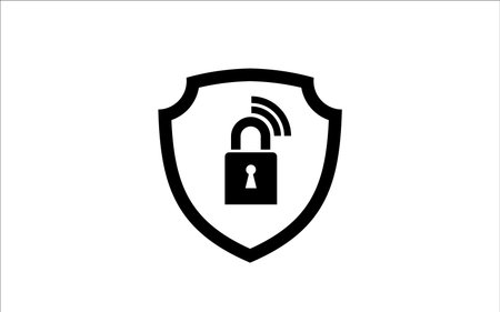 Illustration vector graphic of safe, lock, shield, and security logo design templateのイラスト素材