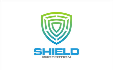 Illustration vector graphic of safe, lock, shield, and security logo design templateのイラスト素材