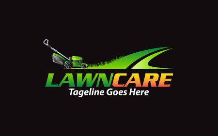 Illustration vector graphic of lawn care, landscape, grass concept logo design template
のイラスト素材