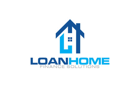 Illustration graphic vector of home loan financial solution logo design templateのイラスト素材
