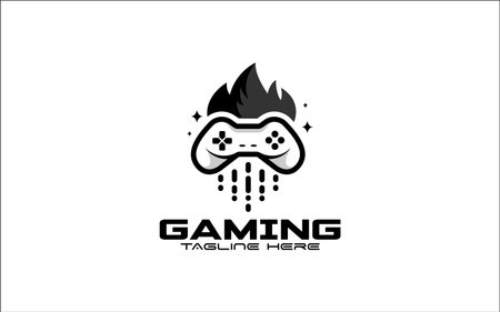 Illustration vector graphic of gaming store, game developer, and gamer logo design templateのイラスト素材