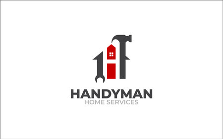 Illustration vector graphic of Construction, home repair, and Building Logo Design templateのイラスト素材