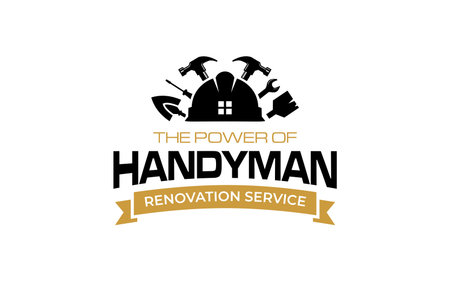 Illustration vector graphic of construction, home repair, and Building renovation concept logo design template&#x9;&#xD;&#xA;のイラスト素材