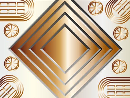 luxury background with a patternのイラスト素材