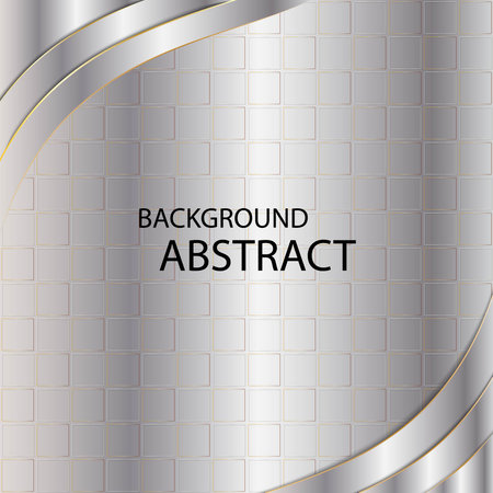 modern abstract background with golden and silver color, seamless pattern with silver and gold color vector, illustrationのイラスト素材