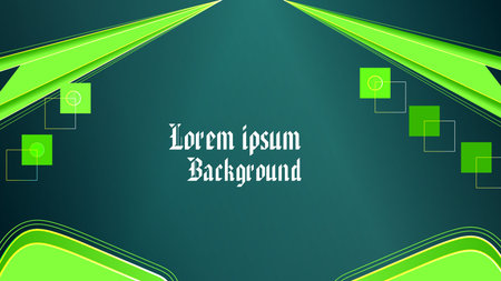 abstract background with green arrows, modern green shape backgroundのイラスト素材