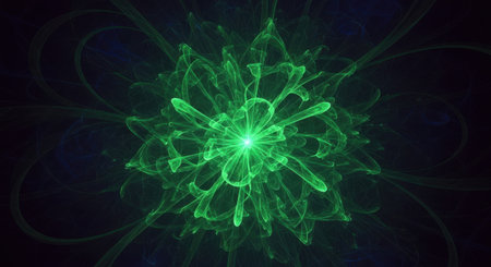 Abstract fractal. Fractal art background for creative design. Decoration for wallpaper, desktop, poster, cover booklet. Print for clothes, t-shirt. Creative illustration for designの素材