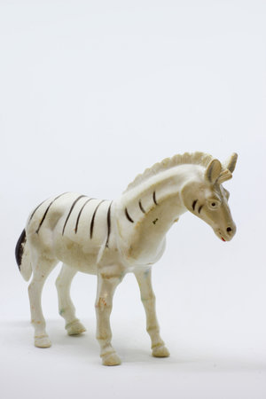 photos of toy animals with separate white backgrounds facilitate the editing process if neededの写真素材