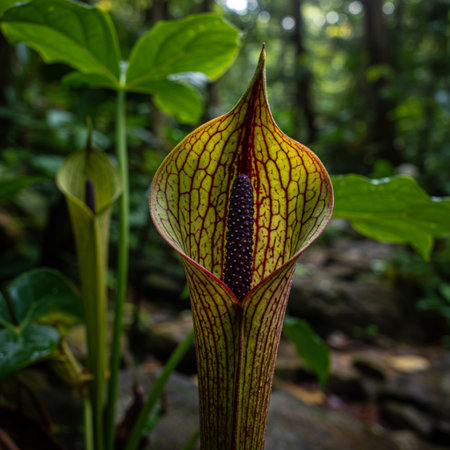 Sarracenia reticulata in the rainforestの素材
