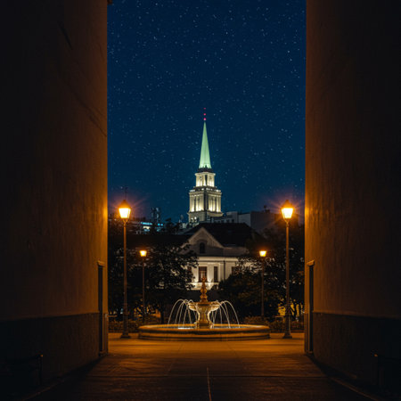 Night view of the Peter and Paul Fortress in Saint Petersburg, Russiaの素材