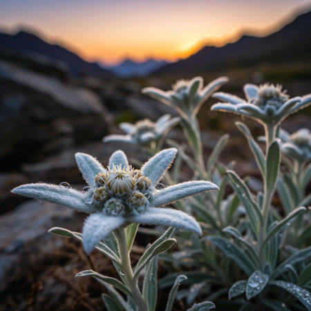Edelweiss (Leontopodium alpinum)の素材