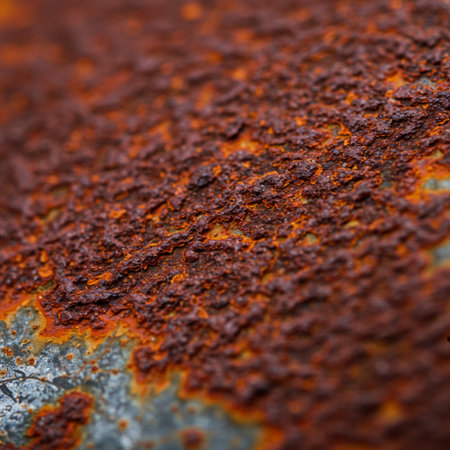 Rusty metal texture. Abstract background for design with copy space for text or image.の素材