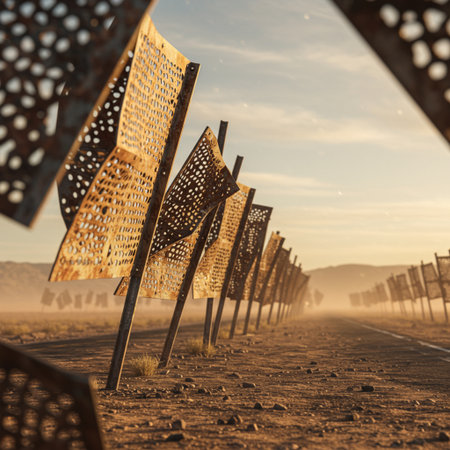 Sunset in the desert of Morocco, Africa. Sunlight through the trees.の素材