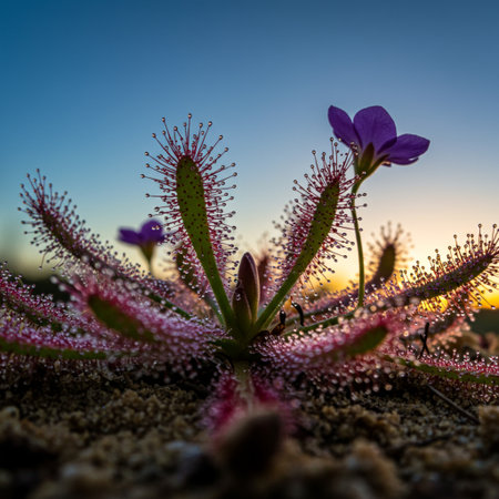 Drosera caerulea, sundew, sundewの素材