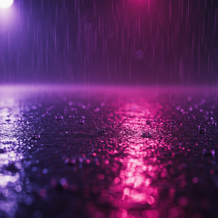 Rain drops on wet asphalt. Wet asphalt background. Wet asphalt texture. Wet asphalt backgroundの素材