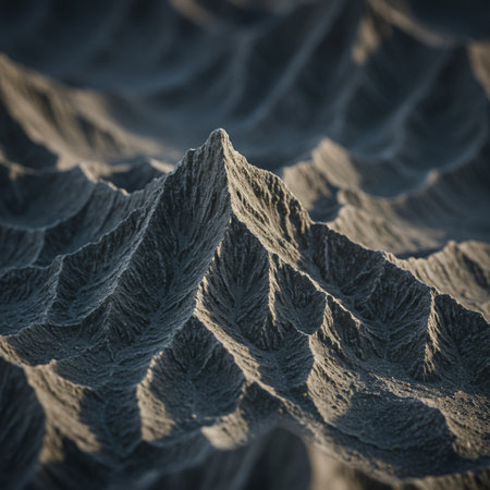 3d render of abstract fractal background.Fractal is never-ending pattern.Fractals are infinitely complex patterns that are self-similar across different scalesの素材