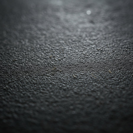 Close-up image of black textured surface. Abstract background.の素材