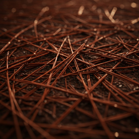 Macro shot of a group of pine needles. Shallow depth of fieldの素材