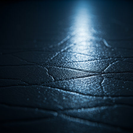 abstract background with light and shadow on leather texture, blue toneの素材