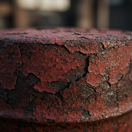 Rusty metal background. Close-up of rust on steel.の素材
