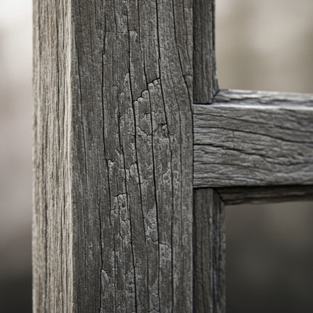 Wooden cross, detail of a cross, detail of a crossの素材