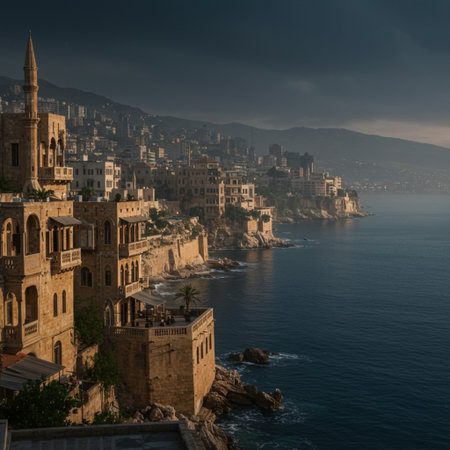 Valletta in the evening, Sicily, Italy, Europe.の素材