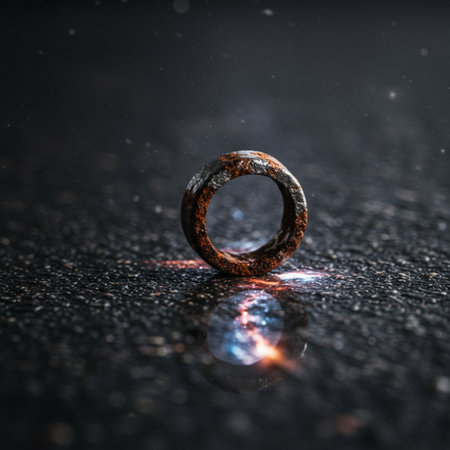 Wedding rings on a black background. Wedding rings on a black backgroundの素材