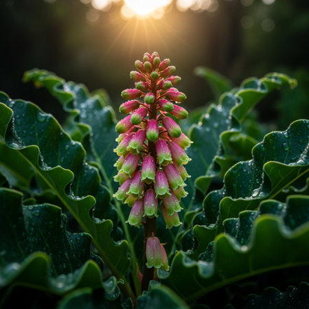 Flowering Aloe Vera (Aloe vera L.)の素材