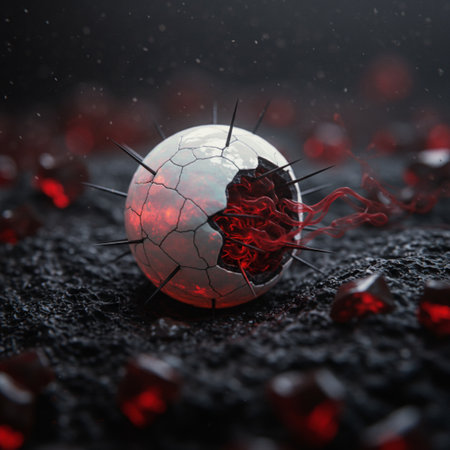 Coronavirus 2019-nCoV. Coronavirus global pandemic. 3D illustrationの素材