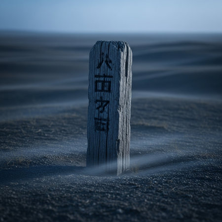 Wooden post on the beach with sea in the background. Shallow depth of fieldの素材