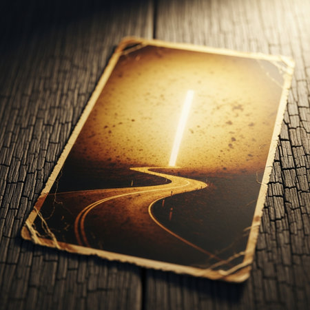 Old photos on wooden background. Vintage style toned picture. Selective focus.の素材