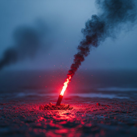 Cigarette burning in the smoke. Conceptual image. 3d renderingの素材