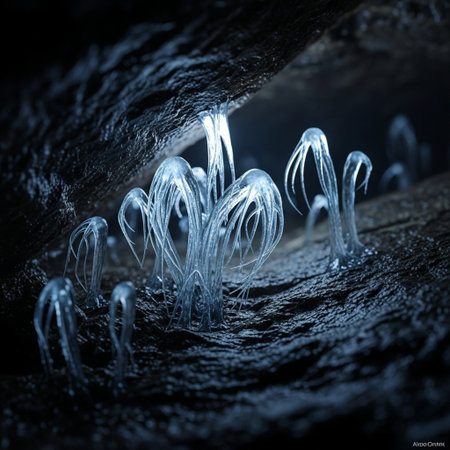 3D illustration of abstract fractal, digital artwork for creative graphic designの素材