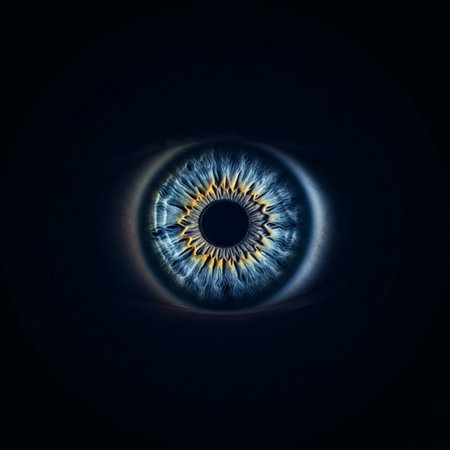 Eye of God in the dark. Computer generated image. 3D rendering.の素材