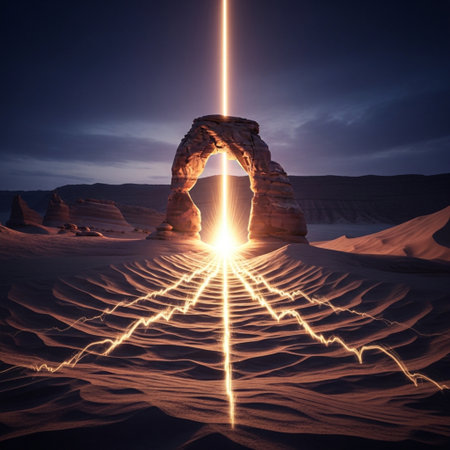 Arches National Park in Utah, United States. 3D renderingの素材