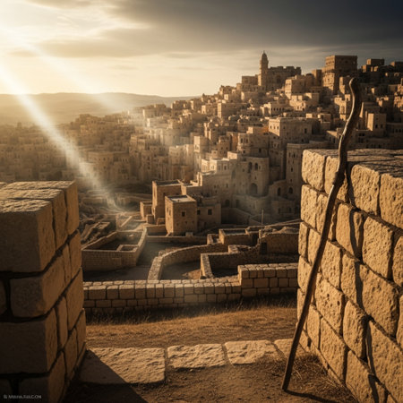 Ruins of ancient city of Essaouria, Morocco.の素材