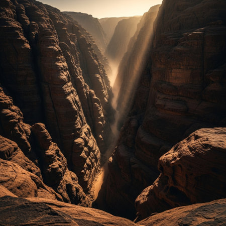 Sunlight in the Antelope Canyon, Page, Arizona, USAの素材