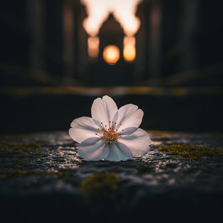Cherry blossoms in front of the Temple of Heaven in Beijing, Chinaの素材
