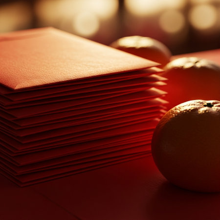 Orange and a notebook on a red background. Shallow depth of fieldの素材