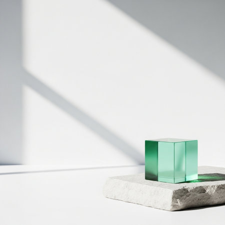 Minimalist abstract background, product display stand, 3D renderの素材